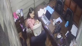Office Rough Employee Sex – Boss Leaked Video